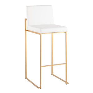 Fuji - Contemporary Design High Back Barstool