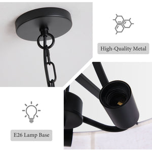 3 Light Drum Pendant Light
