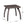 Luminant Outdoor Side Table With Iron Frame - Brown