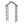 Metal Garden Arch with Adjustable Width