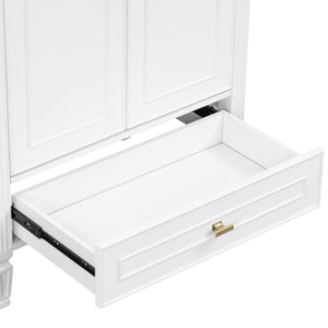 Freestanding Vanity With 1 Drawer & 2 Soft Close Doors With Door Mounted Storage