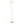Moon Contemporary Floor Lamp in Gold Metal and Frosted Glass