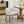 Mid Century Modern Upholstered Barrel Dining Chair with Arms
