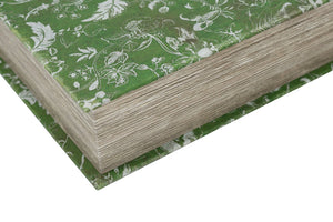 S/2 Decorative Book Boxes with Rustic Floral Patterns