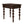 Solid Wood End Table with Drawer in Espresso Finish