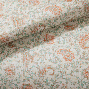 9 Piece Cotton Percale Comforter Set Coral Queen