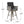 Outdoor Rattan Swivel Barstool With Water Resistant Cushion - Mixed Black / Dark Gray