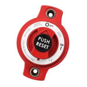 Egis 20A Panel Mount Mini Circuit Breaker - TRAPSKI