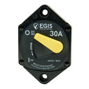 Egis 30A Panel Mount 87 Series Circuit Breaker - TRAPSKI