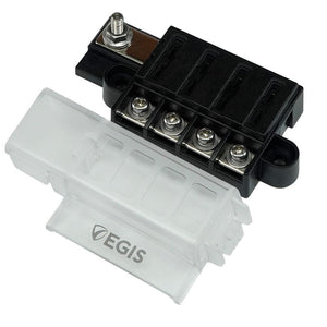 Egis RT Fuse Block - 4 Circuit w/Cover [8045] - TRAPSKI
