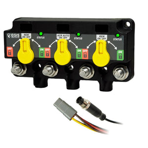 Egis Triple XD - NMEA 2000 - Relay/ACR/Relay w/Knobs - 12 Position DT - TRAPSKI
