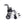 Graham Field Aluminum 24 Inch Durable Bariatric Transportation Wheelchair, Black