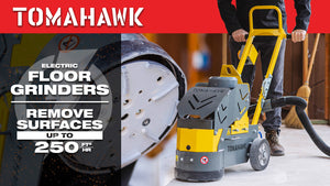 10" Electric Concrete Floor Grinder 1.5HP Motor for Smoothing, Floor Prep, Coatings