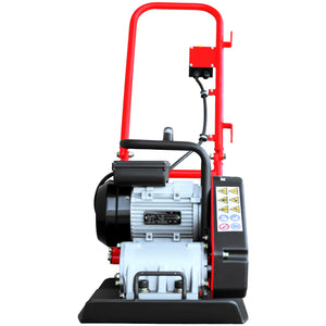 2 HP Electric Vibratory Plate Compactor Tamper for Gravel Soil Compaction - TRAPSKI