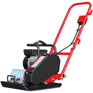 2 HP Electric Vibratory Plate Compactor Tamper for Gravel Soil Compaction - TRAPSKI
