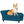 Elevated Pet Sofa Bed with Storage - Small & Medium Dogs