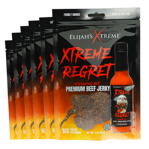 Xtreme Regret Spicy Beef Jerky - 6 bags (1lb)