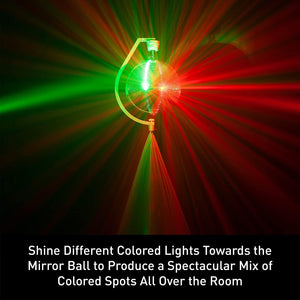 Eliminator Lighting EM16 Hanging Mirror Disco Ball for Parties, 16 Inch Diameter - TRAPSKI