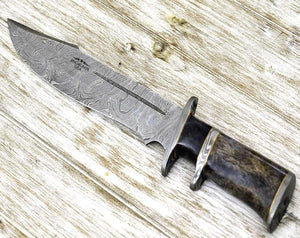 Enigma Survival Bowie Knife with Bone Handle - TRAPSKI