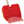 Little Giant Easy Scoop Pet Lodge Pooper Scooper for Dogs w/ Wooden Handle, Red