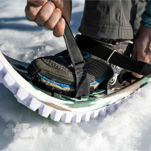 Crescent Moon Eva Foam Deck Recreational Running Snowshoes for Adults, Camo - TRAPSKI
