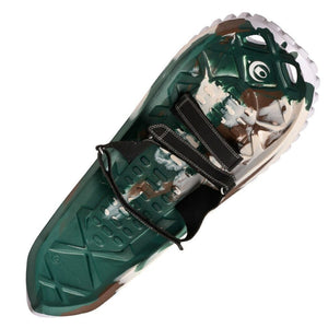 Crescent Moon Eva Foam Deck Recreational Running Snowshoes for Adults, Camo - TRAPSKI