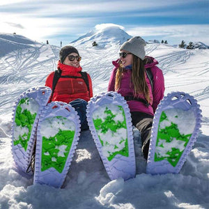 Crescent Moon Eva Foam Deck Recreational Running Snowshoes for Adults, Camo - TRAPSKI