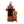Red Fire Hydrant Water Fountain with Dog and Bird Accents - Red