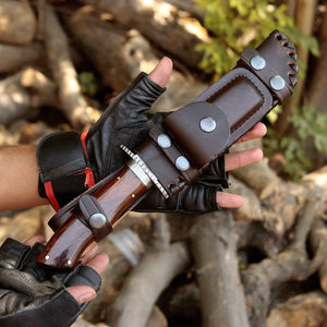 Excelsior Hunting Knife with Exotic Rosewood Handle - TRAPSKI