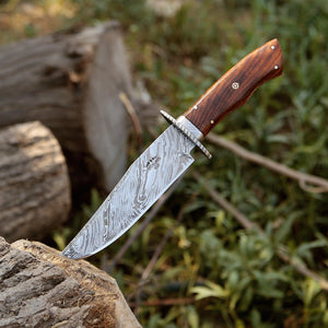 Excelsior Hunting Knife with Exotic Rosewood Handle - TRAPSKI