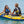Intex Inflatable 2 Person Floating Boat Raft Set w/ Oars & Air Pump (3 Pack)