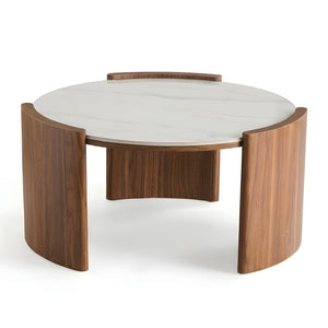 Modern Round Sintered Stone Coffee Table