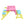 Kids Multi-Functional Arm Chair, Table With 2 Benches All-In-One Set