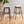 Mid Century Modern Bar Stool Set With Upholstered Seating
