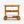 Outdoor Bar Cart With Foldable Tabletop & Removable Trays - Teak