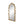 Full Length Arched Wall Mirror With Gold Leaf Accents