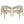 Outdoor Accent Chair Set 2 Person Seating Group