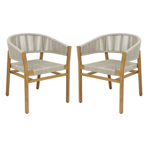 Outdoor Accent Chair Set 2 Person Seating Group