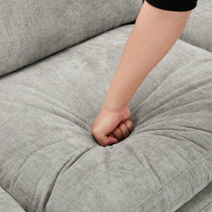 Cozy Upholstered Cushion Loveseat Sofa For Living Room
