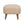 Solid Wood Boucle Upholstered Square Footstool