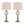 Linx - Twist Contemporary Table Lamp (Set of 2) - Antique Soft Brass / White