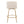 Toriano - Contemporary, Fixed Height Counter Stool With Swivel With Round Footrest (Set of 2)
