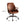 Brancaster Aluminum Top Grain Leather Office Chair - Coffee