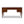 Dauphin Gold Accent 5-Drawer Wood Executive Desk Dark Walnut Ash Wood & Veneer