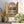 Arched Flower Carved Door Accent Sideboard Cabinet With 1 Drawer And Shelf, Cabinet For Kitchen - Natural / White