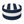 Outdoor Inflatable Ottoman - Navy Blue/White Striped