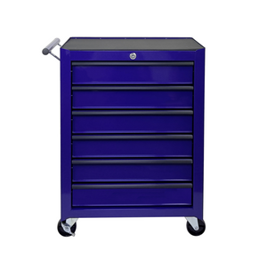 Rolling Metal Tool Chest with 6 Drawers, 20" Cabinet - Purple