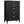 California King 5 Piece Bedroom Set With Fluted Detailing - Black
