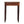 Artisan Furniture Solid Wood Chestnut Turned Leg Writing Desk, 1-Drawer