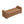 Stylish and Durable Brown Faux Leather Bench